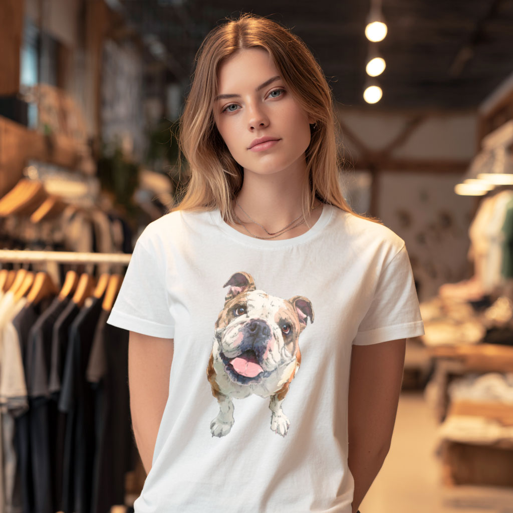 English Bulldog "Good Dog" T-shirt