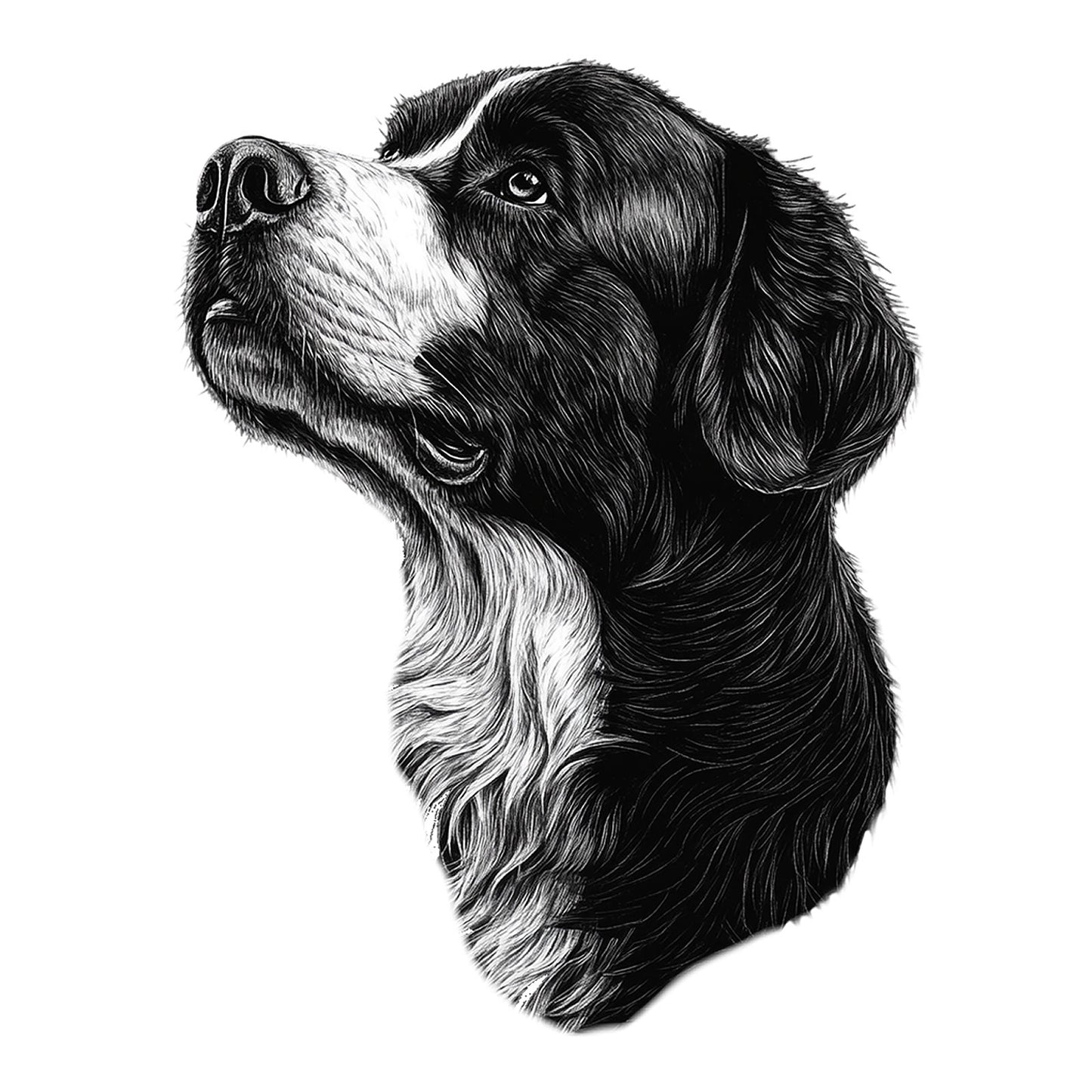 Bernese Mountain Dog "Noir & Blanc" T-shirt