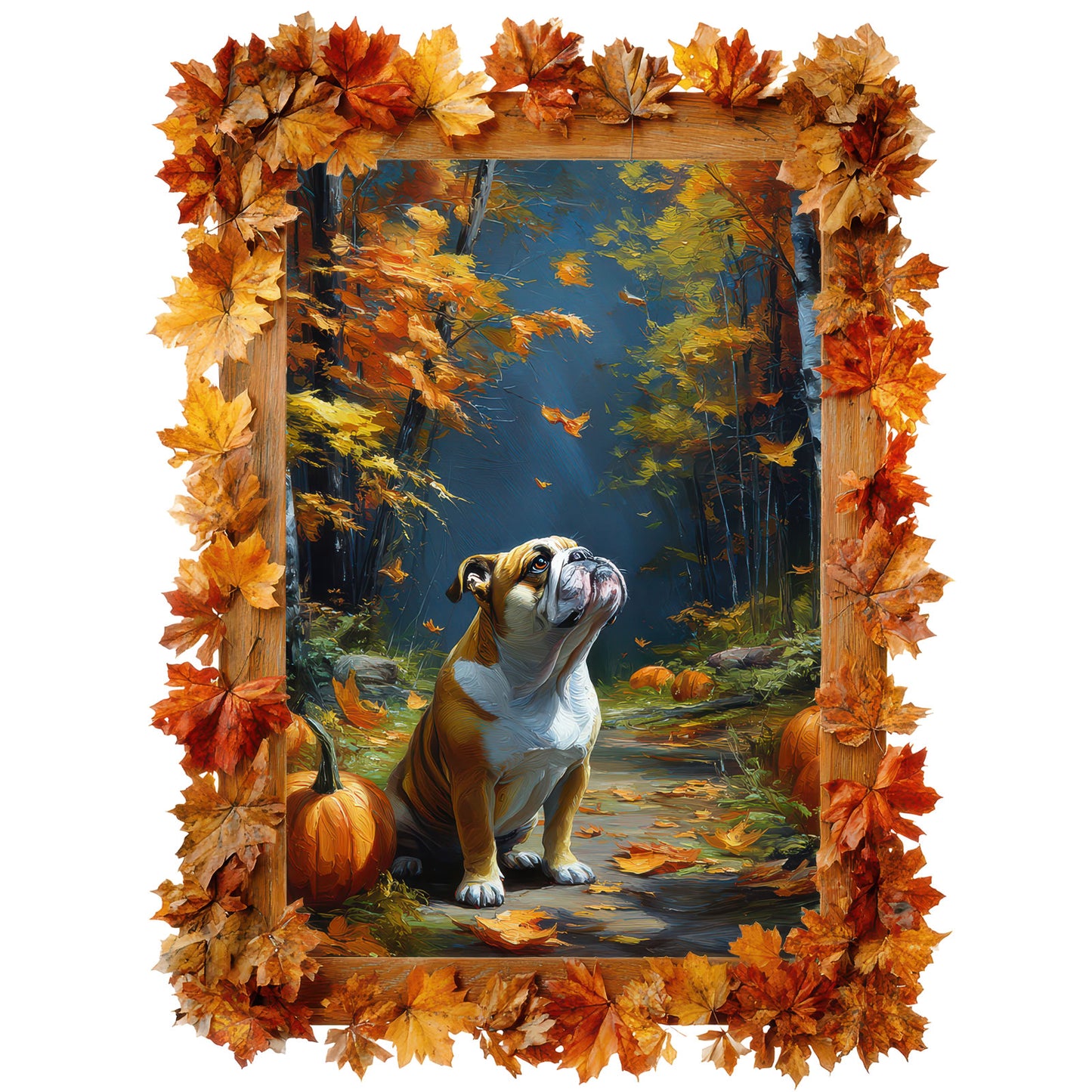 English Bulldog "Pumpkin Pup" T-shirt