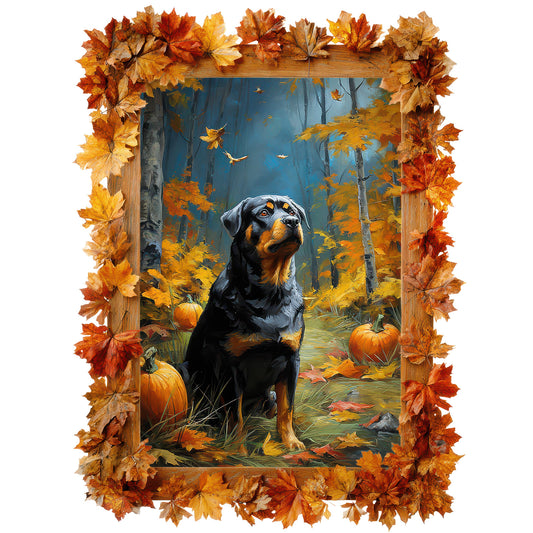 Rottweiler "Pumpkin Pup" T-shirt