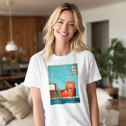 Yorkshire Terrier "Mid-Century Doggo" T-shirt