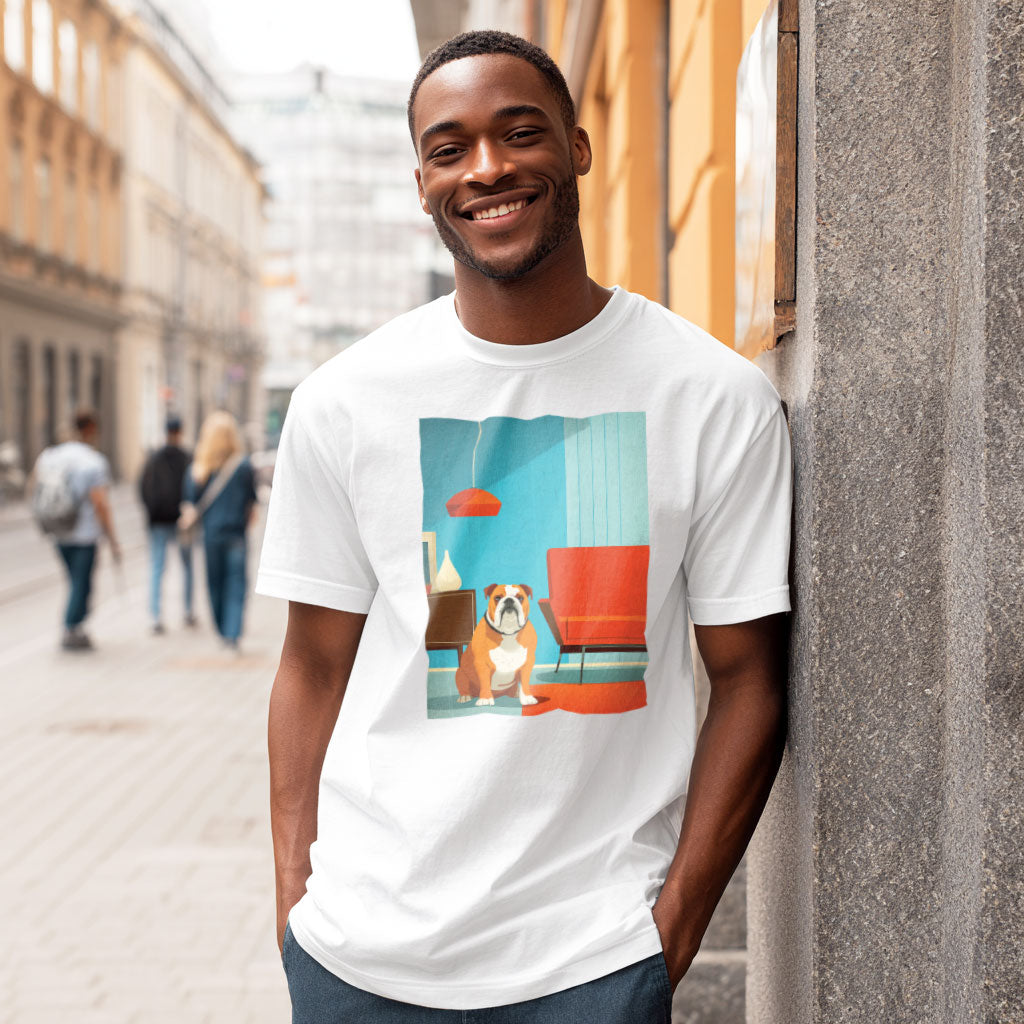 English Bulldog "Mid-Century Doggo" T-shirt