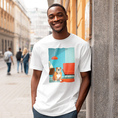 English Bulldog "Mid-Century Doggo" T-shirt