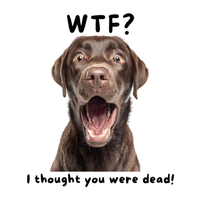 Labrador Retriever "WTF?" T-shirt