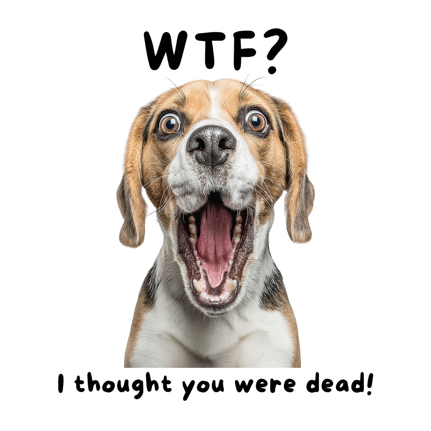 Beagle "WTF?" T-shirt