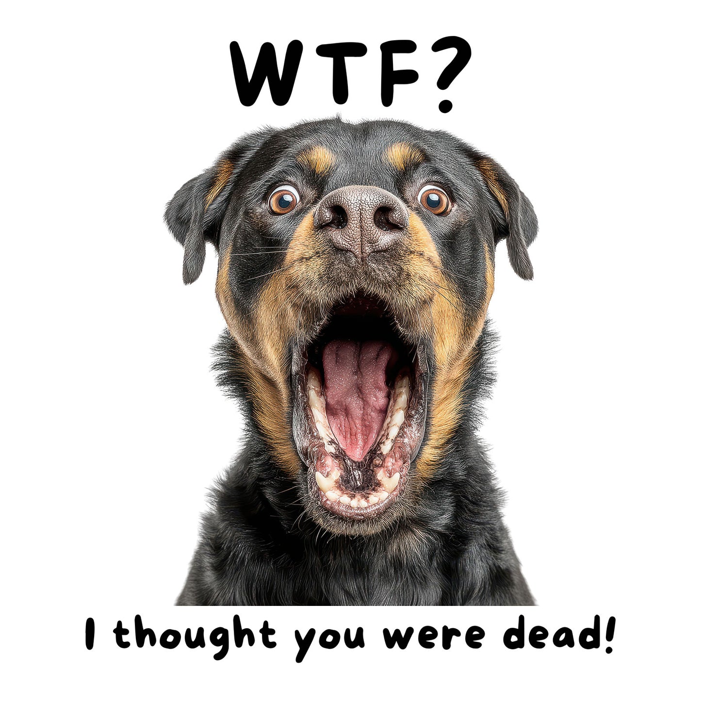 Rottweiler "WTF?" T-shirt