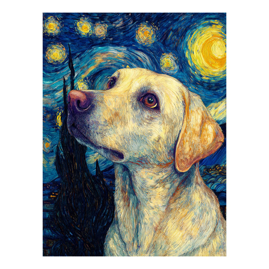Labrador Retriever "Starry Night" T-shirt
