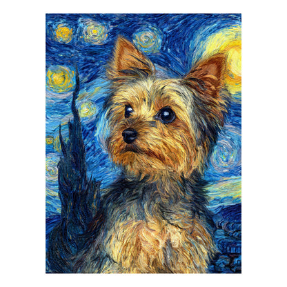 Yorkshire Terrier "Starry Night" T-shirt