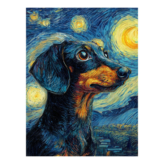 Dachshund "Starry Night" T-shirt