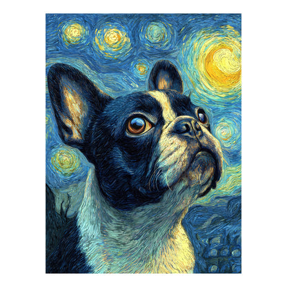 French Bulldog "Starry Night" T-shirt
