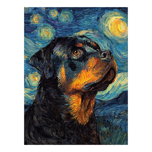 Rottweiler "Starry Night" T-shirt