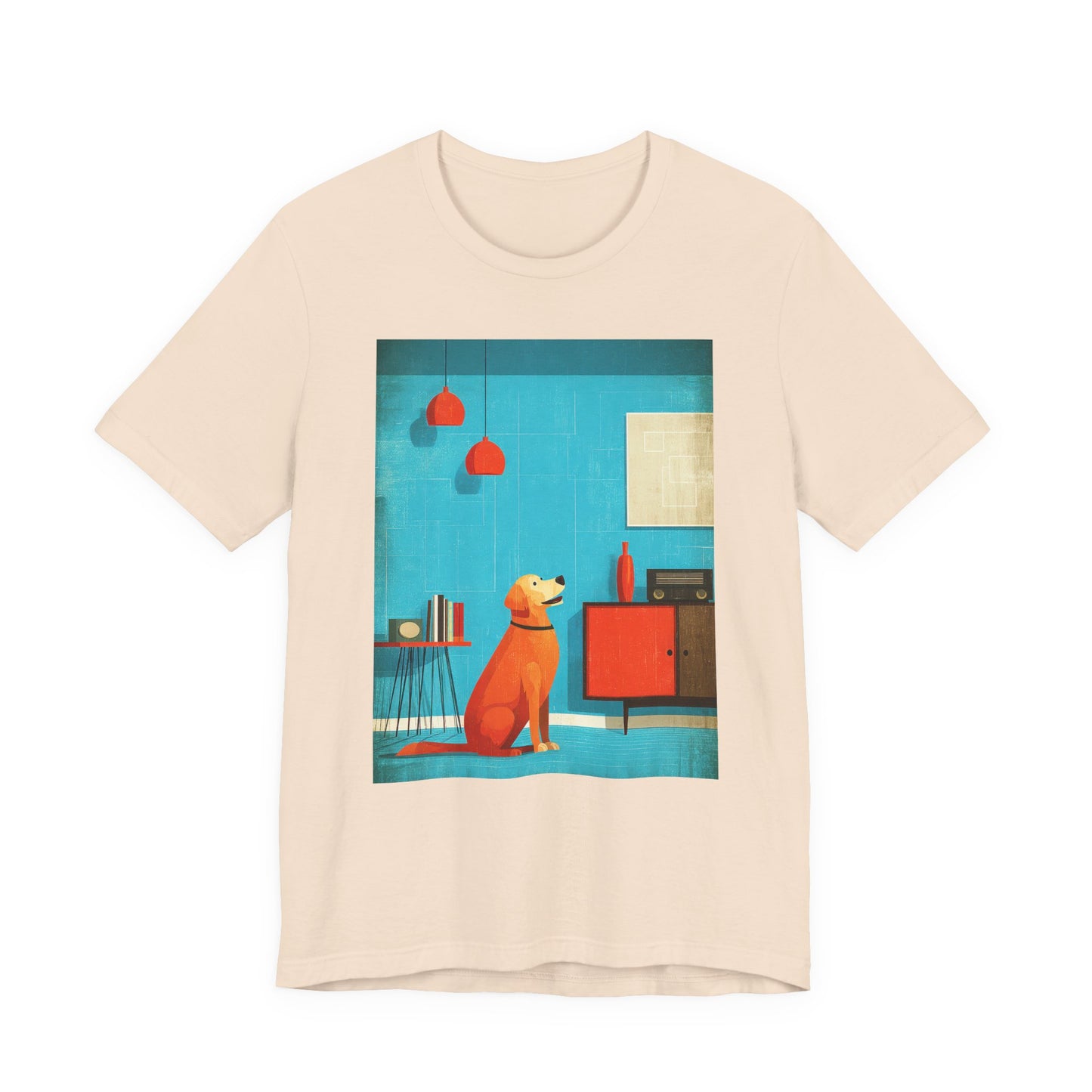 Golden Retriever "Mid-Century Doggo" T-shirt