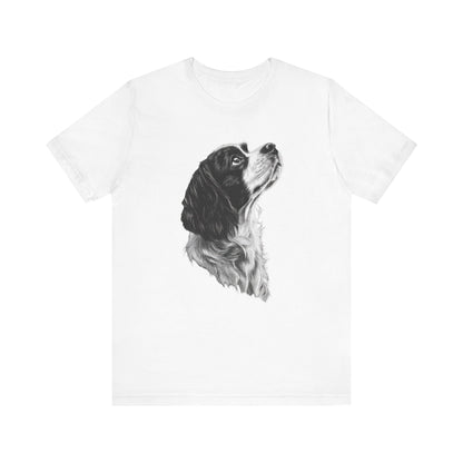 Cavalier King Charles Spaniel "Noir & Blanc" T-shirt
