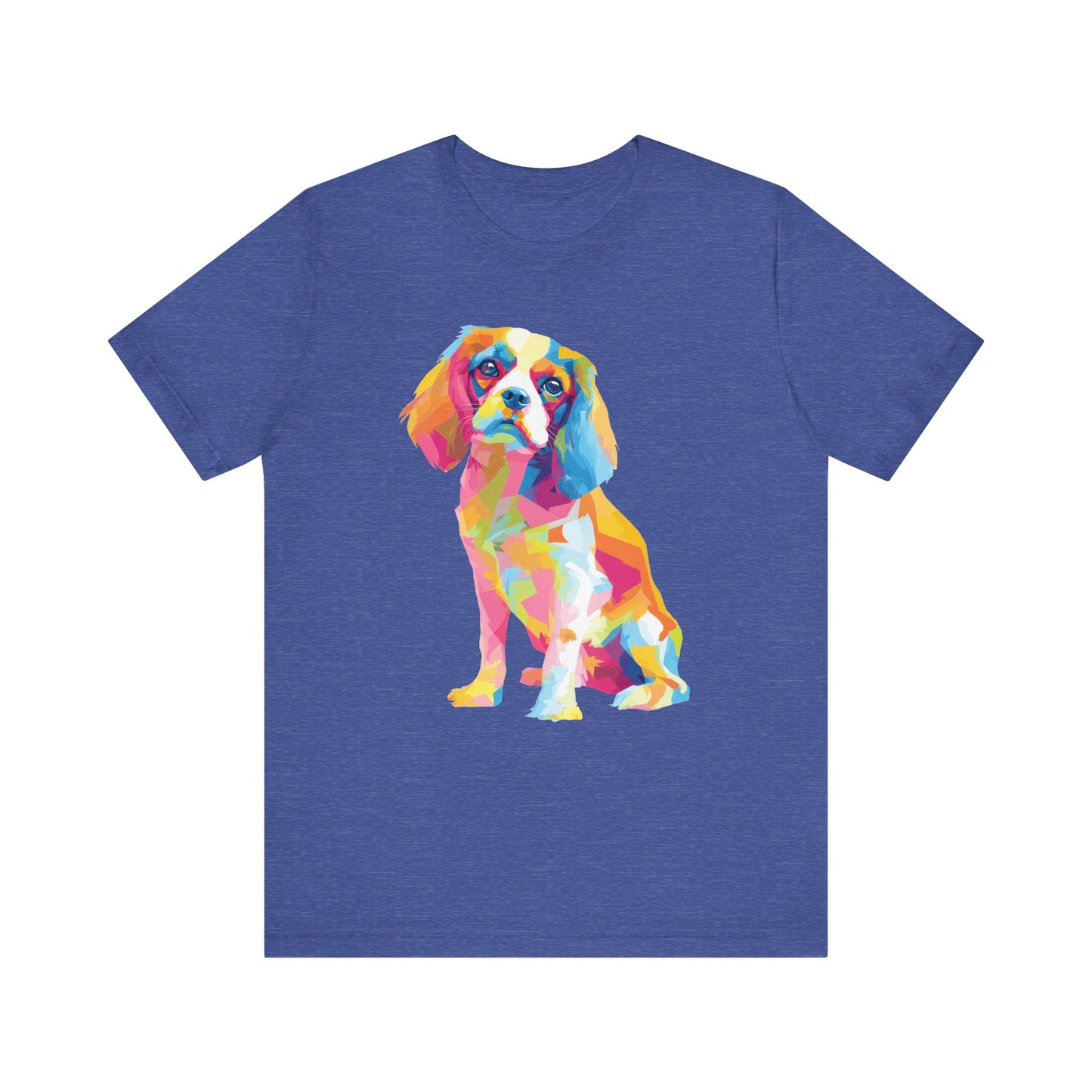 Cavalier King Charles Spaniel "Colorful Canine" T-shirt