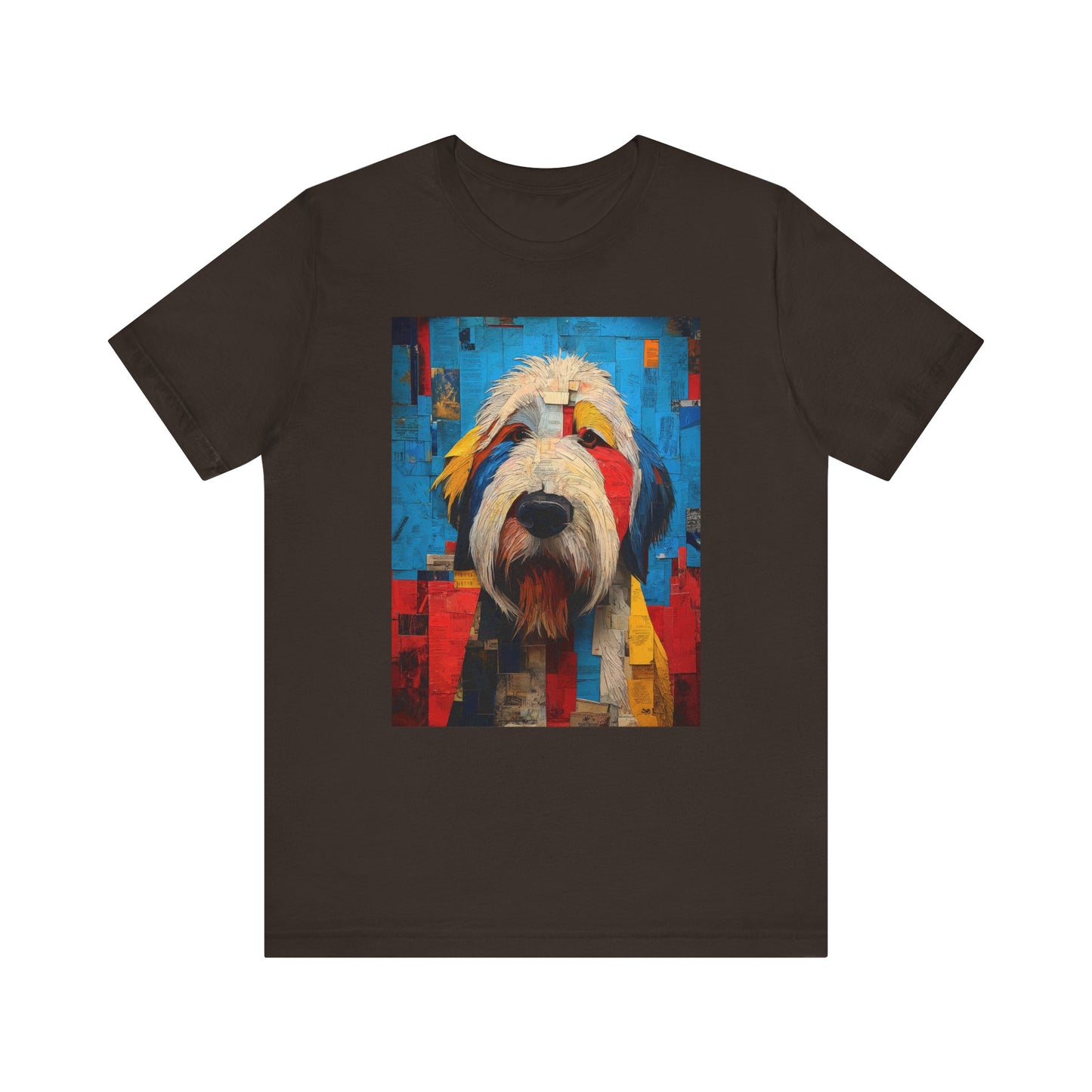 English Sheepdog "Mosaic Mutt" T-shirt