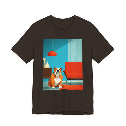 English Bulldog "Mid-Century Doggo" T-shirt