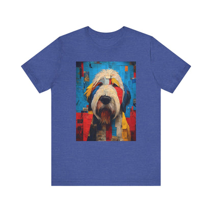 English Sheepdog "Mosaic Mutt" T-shirt