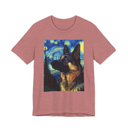 German Shepherd "Starry Night" T-shirt