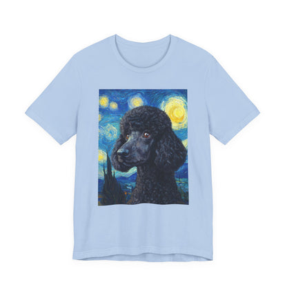 French Poodle "Starry Night" T-shirt