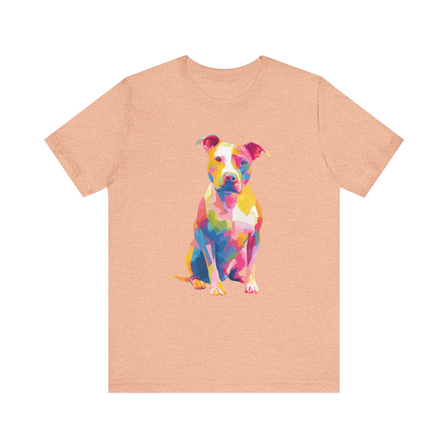 American Pit Bull "Colorful Canine" T-shirt