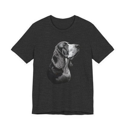 Basset Hound "Noir & Blanc" T-shirt