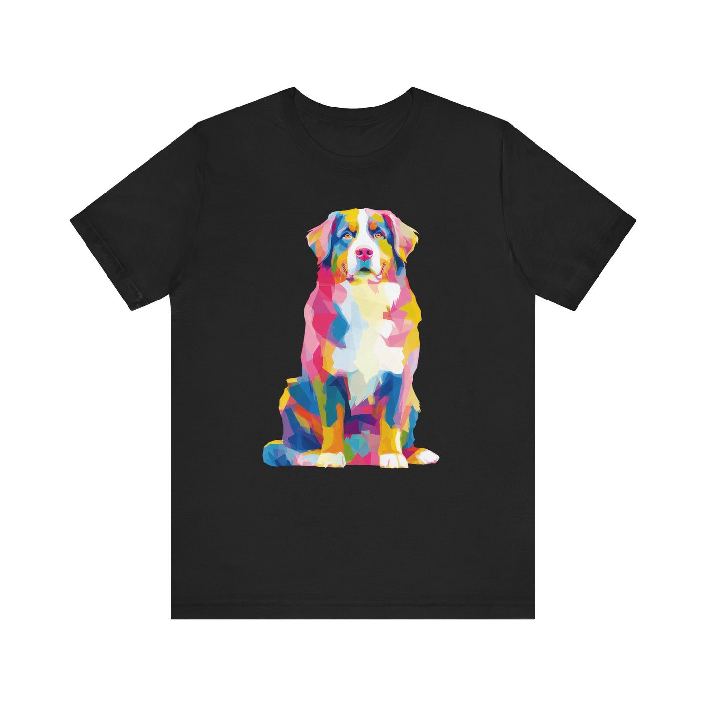 Bernese Mountain Dog "Colorful Canine" T-shirt