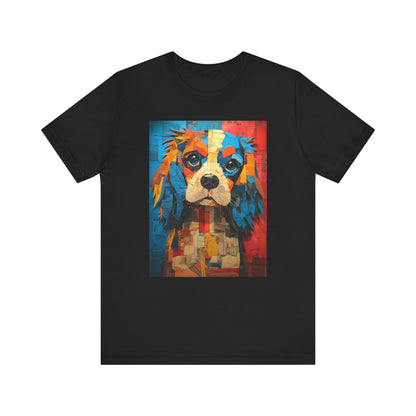 Cavalier King Charles Spaniel "Mosaic Mutt" T-shirt