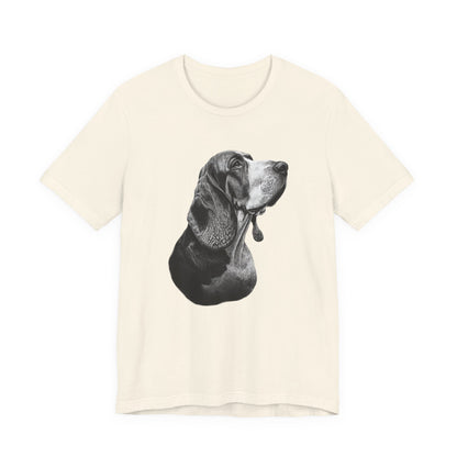 Basset Hound "Noir & Blanc" T-shirt