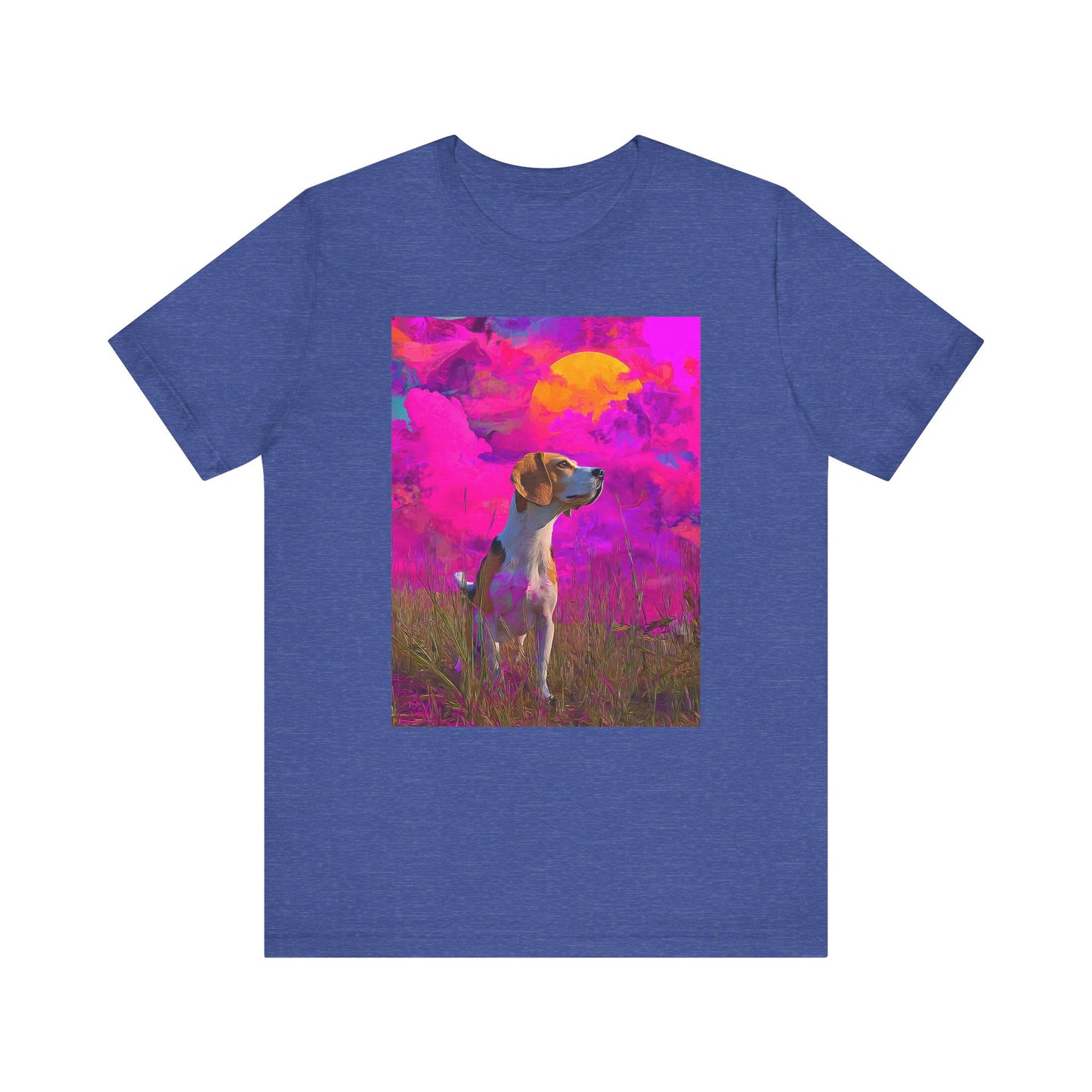 Beagle "Magenta Sky" T-shirt