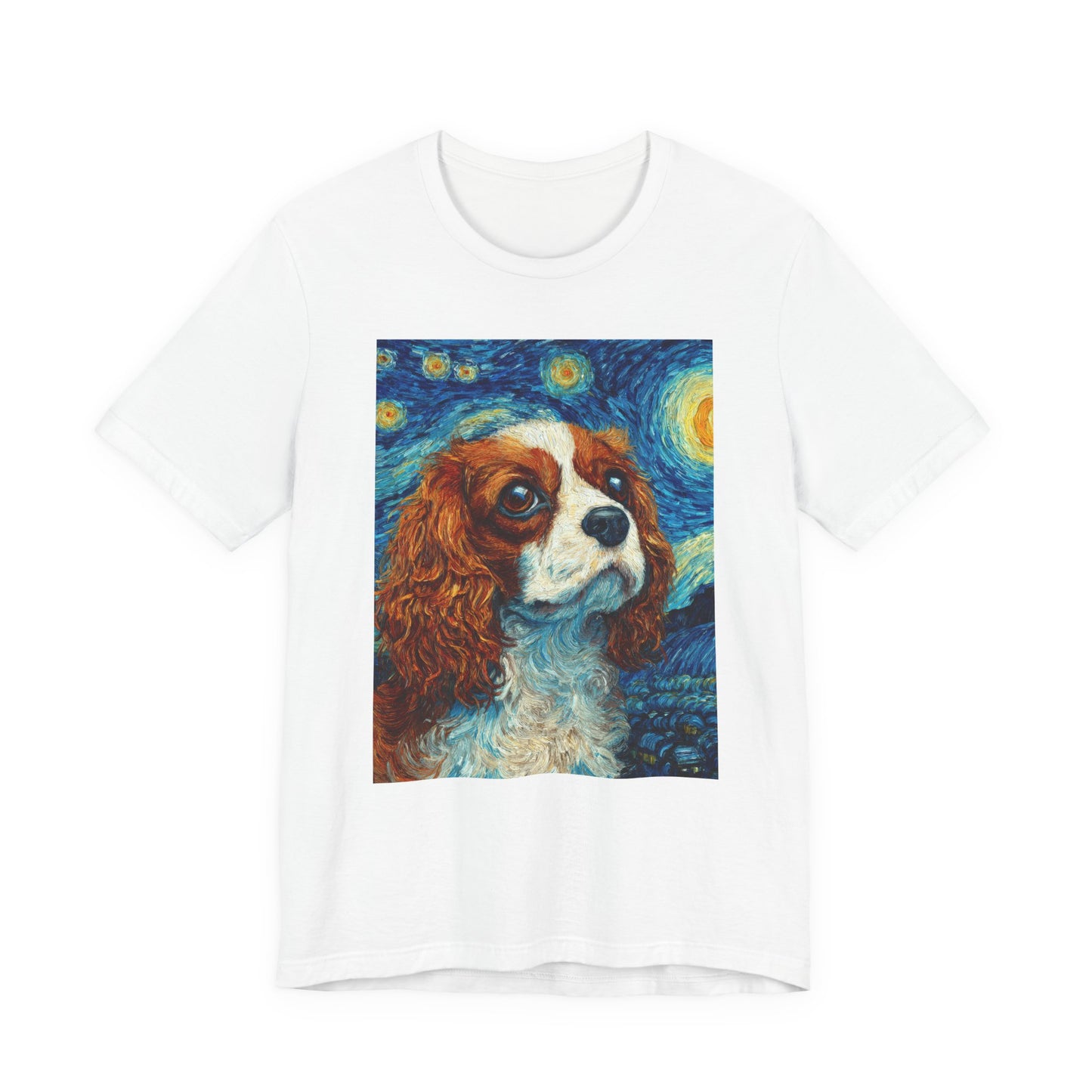 Cavalier King Charles Spaniel "Starry Night" T-shirt