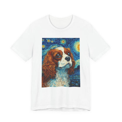 Cavalier King Charles Spaniel "Starry Night" T-shirt