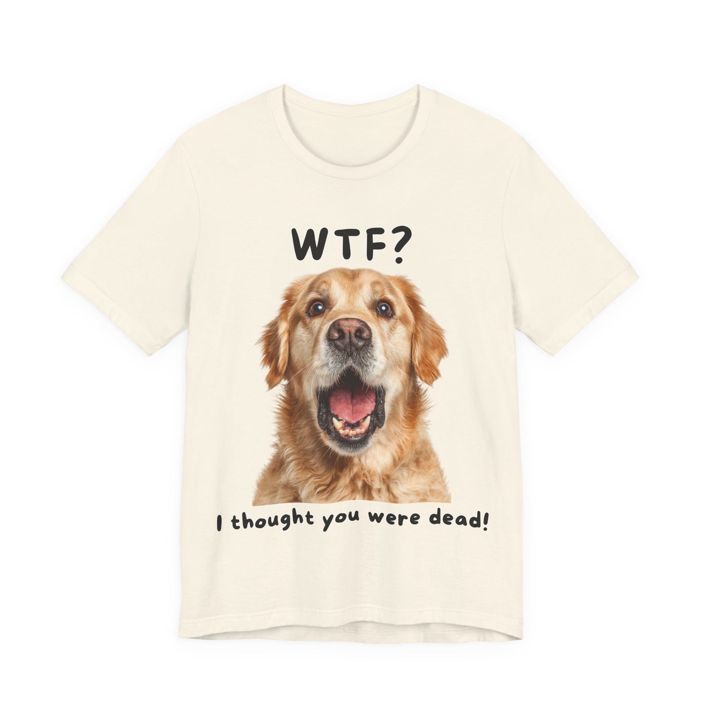 Golden Retriever "WTF?" T-shirt