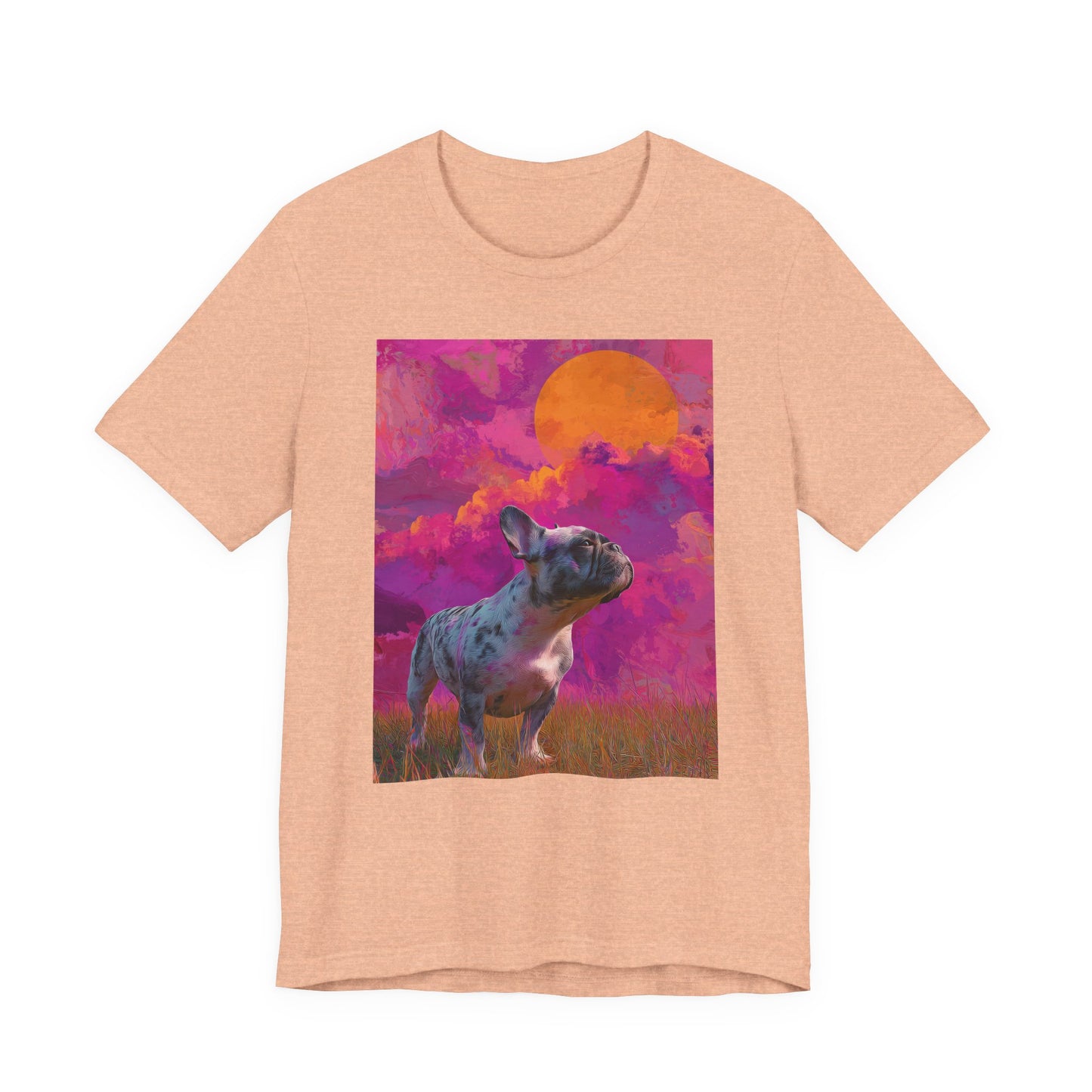 French Bulldog "Magenta Sky" T-shirt