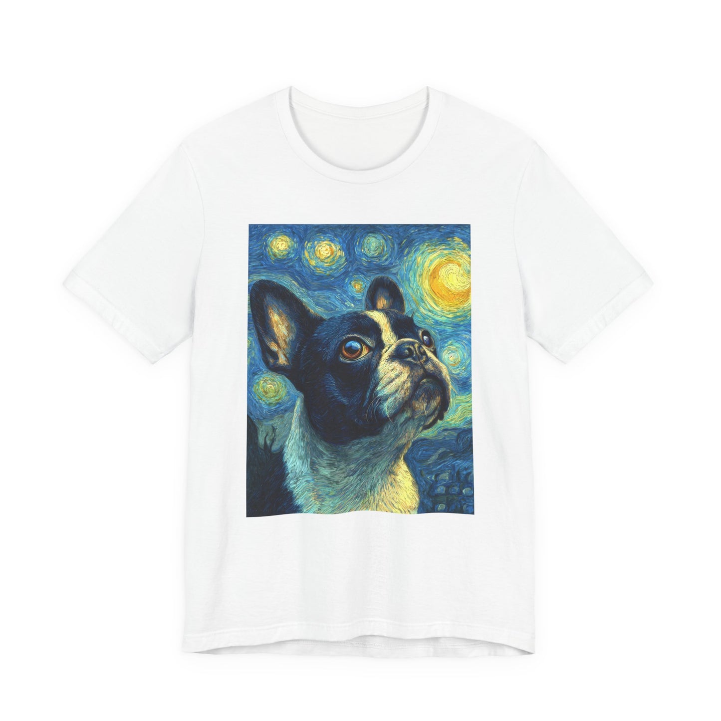French Bulldog "Starry Night" T-shirt