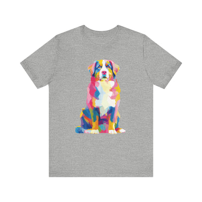 Bernese Mountain Dog "Colorful Canine" T-shirt