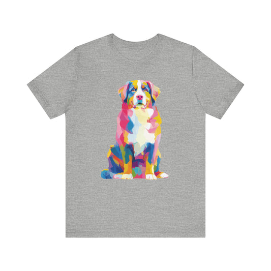 Bernese Mountain Dog "Colorful Canine" T-shirt