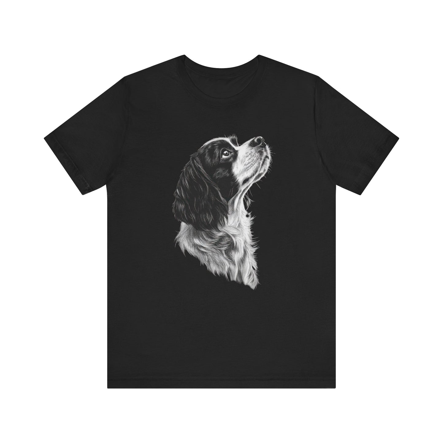 Cavalier King Charles Spaniel "Noir & Blanc" T-shirt