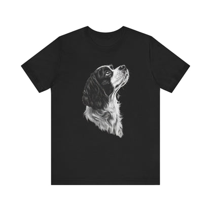 Cavalier King Charles Spaniel "Noir & Blanc" T-shirt