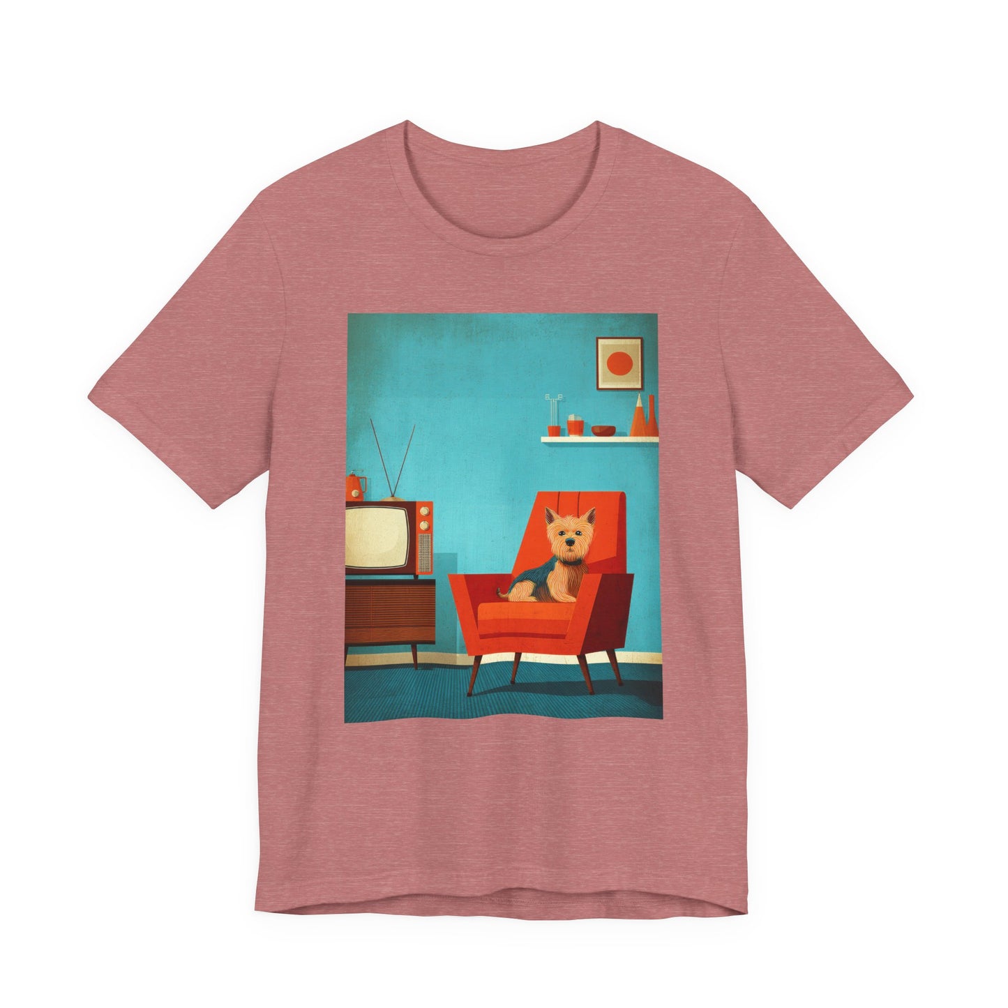 Yorkshire Terrier "Mid-Century Doggo" T-shirt