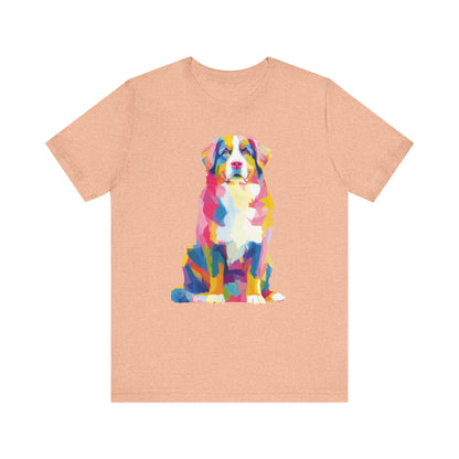 Bernese Mountain Dog "Colorful Canine" T-shirt