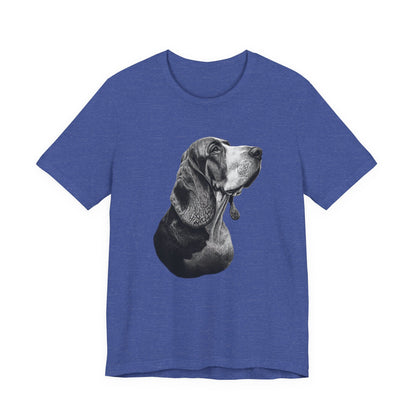 Basset Hound "Noir & Blanc" T-shirt