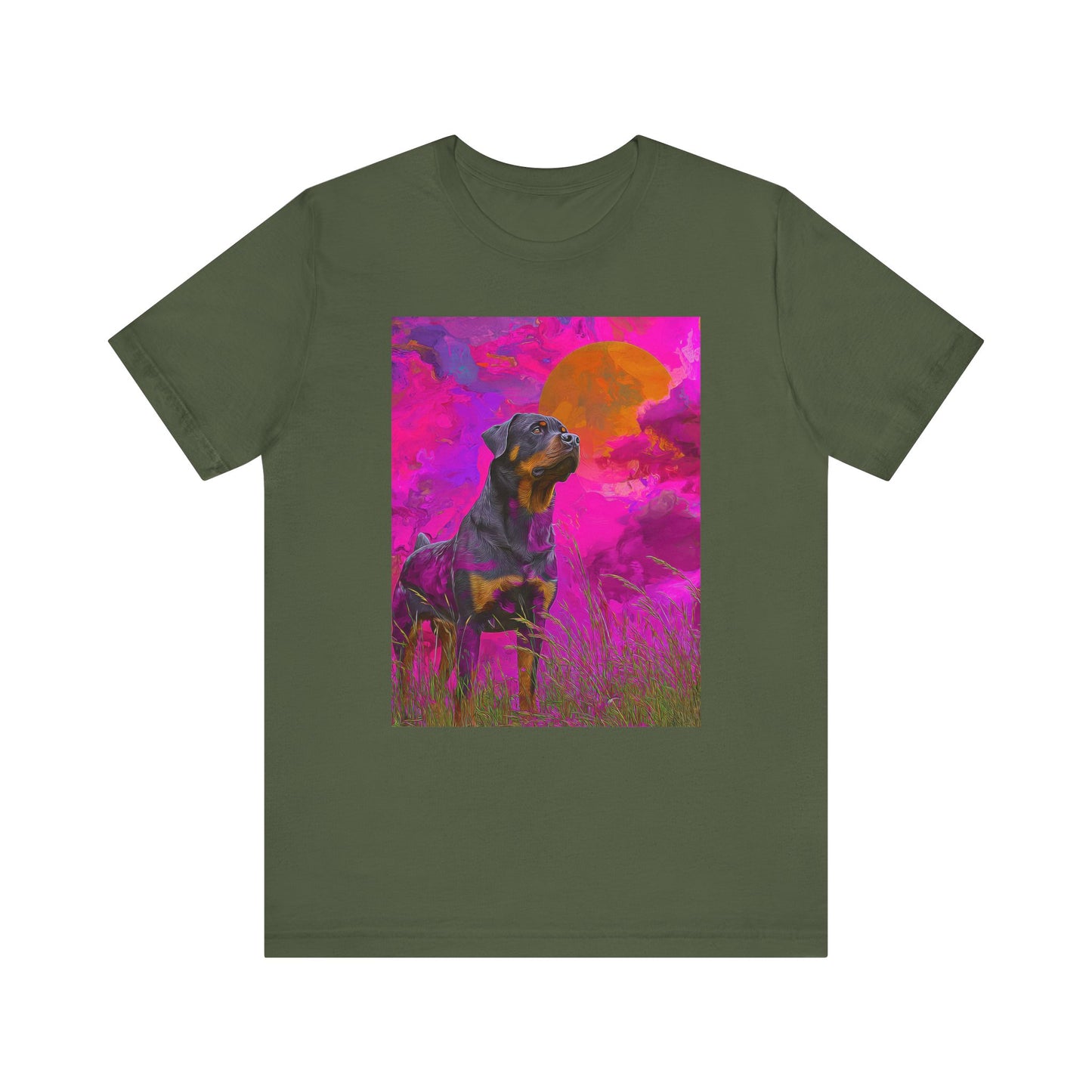 Rottweiler "Magenta Sky" T-shirt