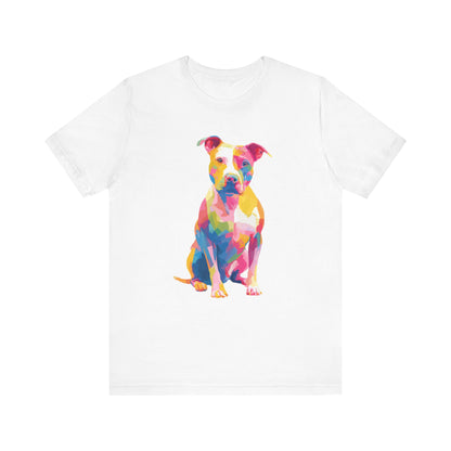 American Pit Bull "Colorful Canine" T-shirt