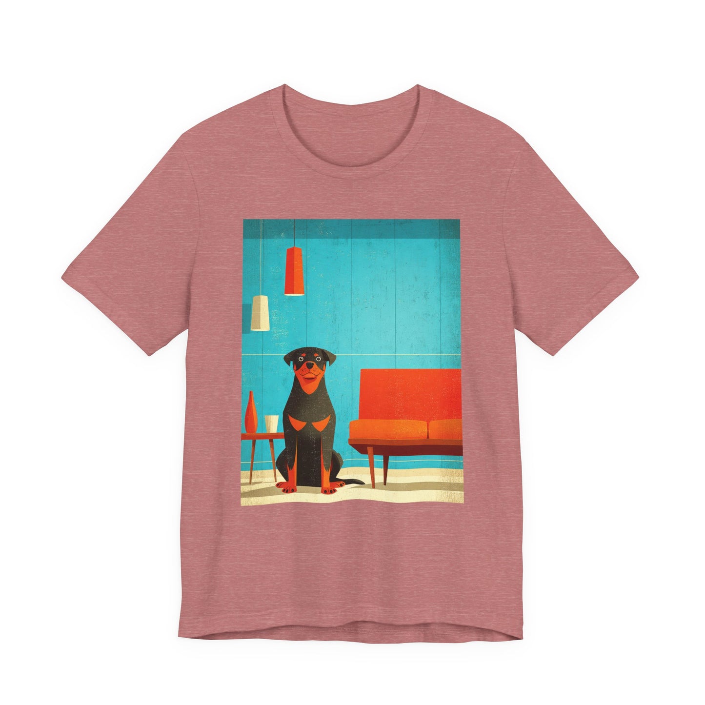 Rottweiler "Mid-Century Doggo" T-shirt