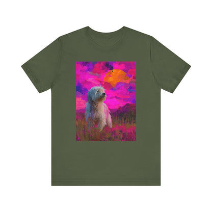 Coton de Tulear "Magenta Sky" T-shirt
