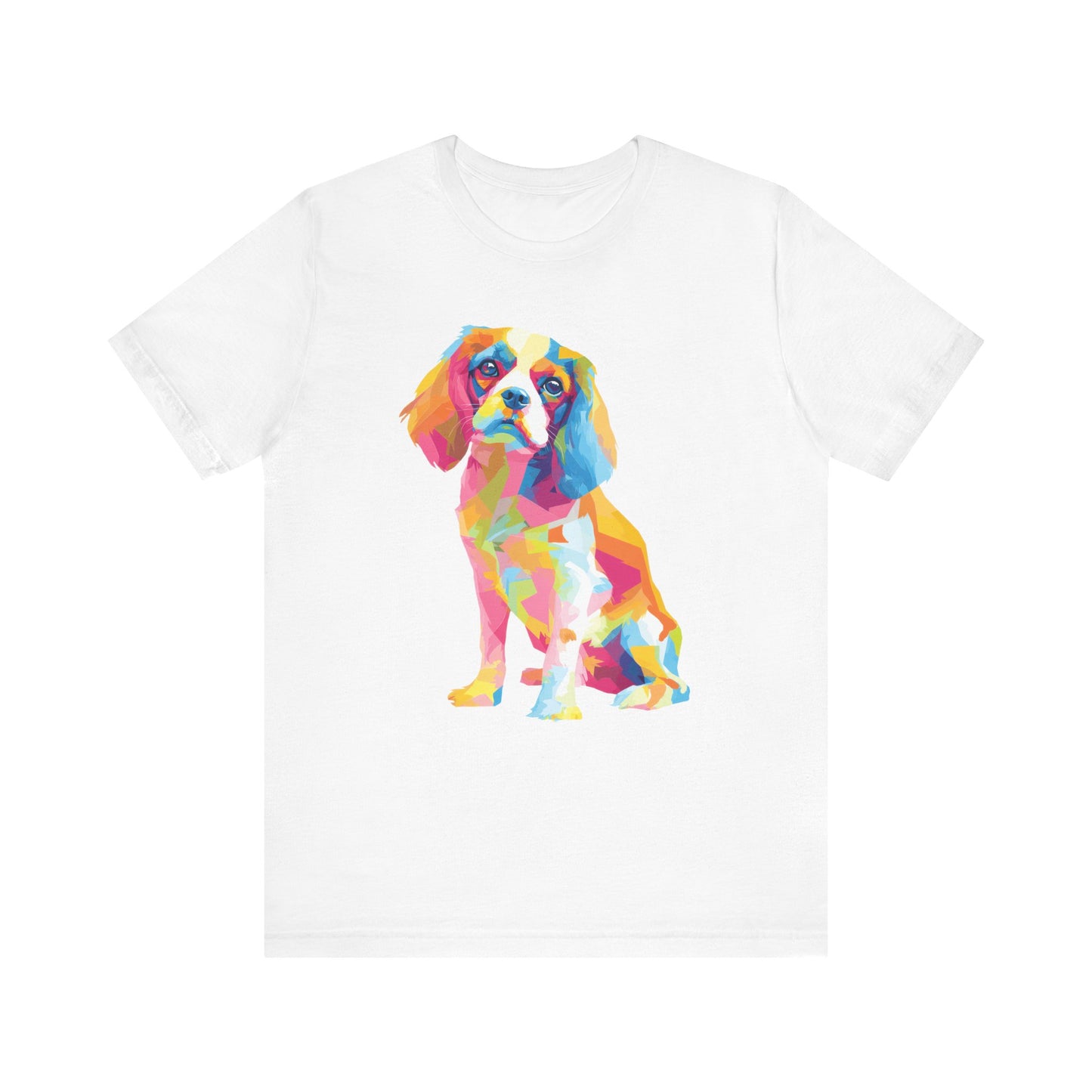 Cavalier King Charles Spaniel "Colorful Canine" T-shirt