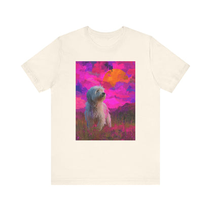 Coton de Tulear "Magenta Sky" T-shirt