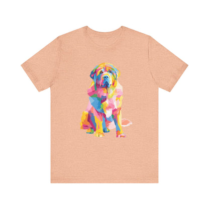 Tibetan Mastiff "Colorful Canine" T-shirt