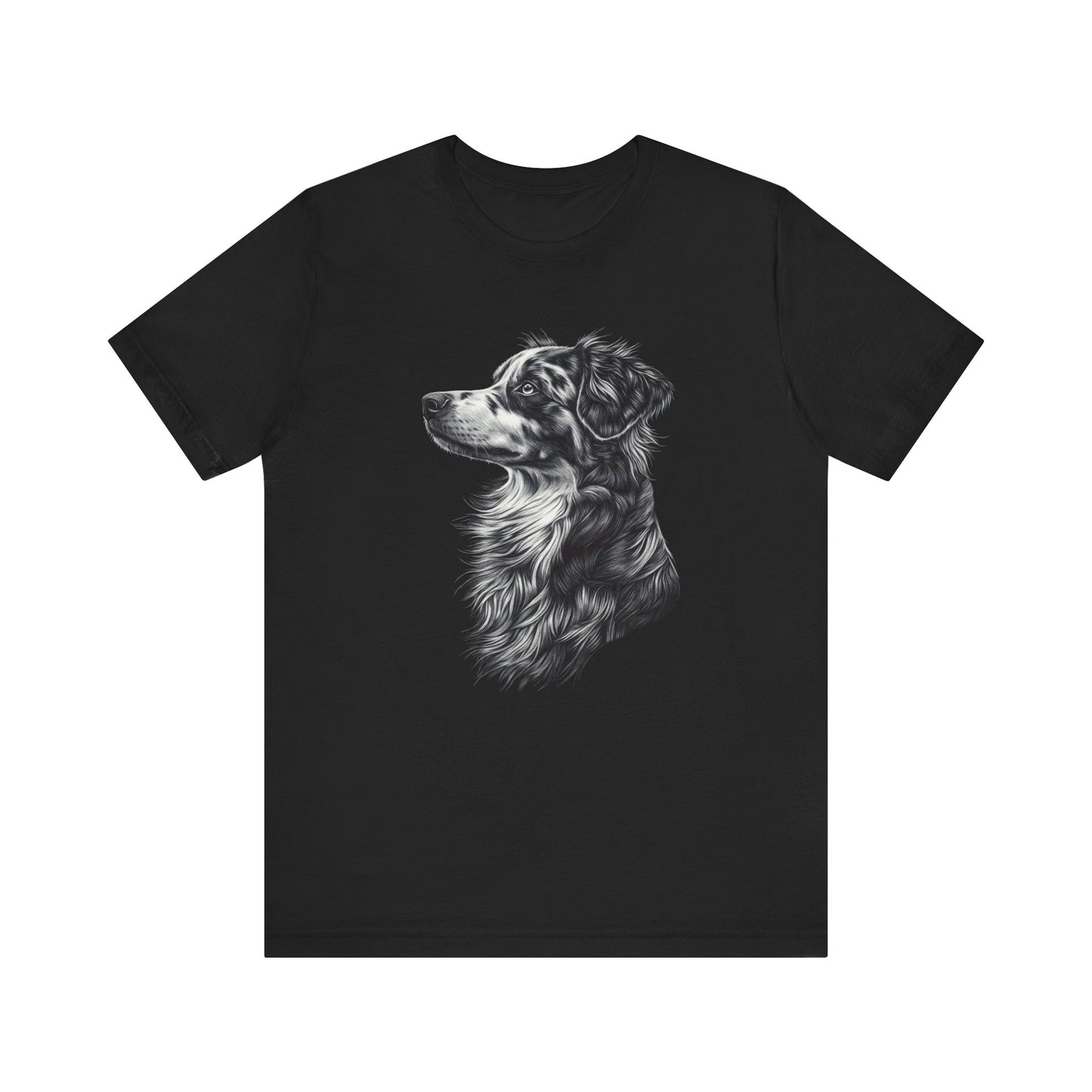 Australian Shepherd "Noir & Blanc" T-shirt
