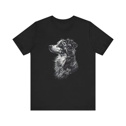 Australian Shepherd "Noir & Blanc" T-shirt